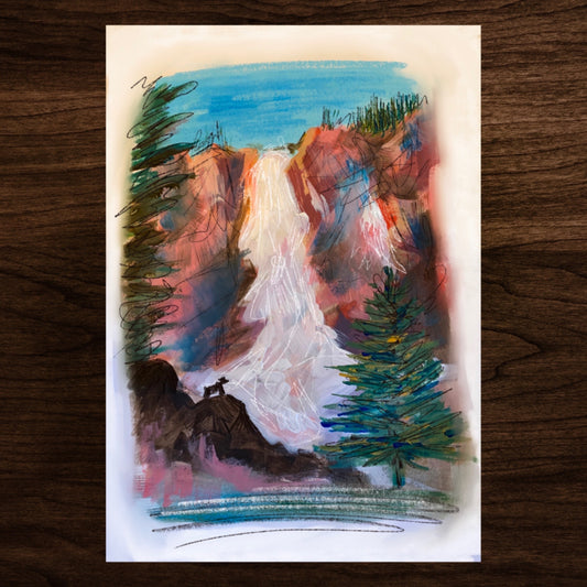 Waterfall - Art Print