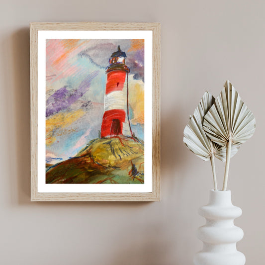 Lighthouse Crop - Art Print