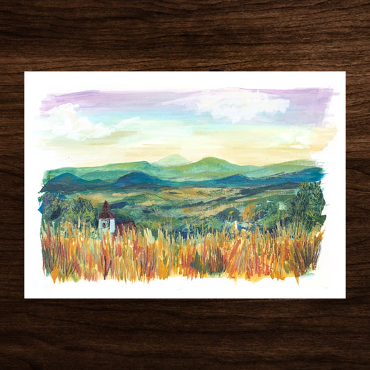 Rolling Hills Landscape - Art Print