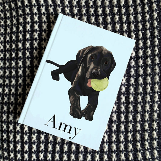 A5 Labrador Notebook, Hardcover - Option to Personalise